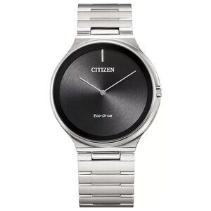 Citizen Eco-Drive Men's Stiletto Stainless Steel Bracelet Watch, AR3110-52E